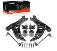 Frankberg 8x Set di bracci trasversali Compatibile con Fabia II 542 Polo 9A 9N Fabia II Combi 545 Ibiza III 6L1 Fox Compatto 5Z1 5Z3 5Z4 Replace# 6Q0411315A