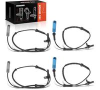 Frankberg ABS Sensore di velocità compatibile con 745i 745Li 760Li 2003 ABS Sensore anteriore e posteriore Set di 4 pezzi di ricambio # 34526752160