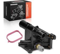 Frankberg Alloggiamento termostato refrigerante Compatibile con Fiesta VI CB1 CCN Focus III Turnier Galaxy WA6 C-Max II DXA/CB7 DXA/CEU Focus Turnier Replace# 1450955