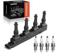 Frankberg Bobina di accensione Modulo di accensione Benzina Compatibile con Corsa D S07 1.2L Corsa D S07 1.4L Astra H Caravan A04 1.4L Meriva X03 1.4L Astra H A04 1.4L Replace# 1208020
