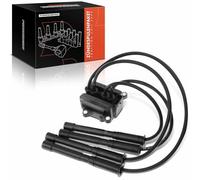 Frankberg Bobina di accensione modulo di accensione con cavo di accensione | Compatibile con: Talia I LB_, Scatola Kubistar X76, K.a.n.g.o.o Express FC0/1_, Clio II BB_ CB_, Twingo I C06