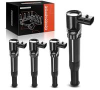 Frankberg 4x Bobina di accensione per Mito 955 1.4L 2008-2013 500 312 2007-2021 Bravo II 198 1.4L 2007-2014 Panda 169 1.4L 2006-2012 Stilo 192 1.2L 1.4L 2002-2006