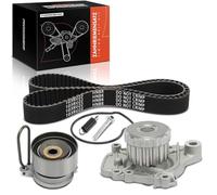 Frankberg Cinghia Dentata Auto Cinghia Trapezoidale Con Pompa dell'acqua Benzina Compatibile con Civic VII Hatchback EP EU EV 1.4L Civic VII Berlina ES ET 1.4L