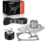 Frankberg Cinghia Dentata Auto Cinghia Trapezoidale Con Pompa dell'acqua Compatibile con Dokker B-Class Citan/CLA Juke NV200 Qashqai II Clio IV Mega.n.e III