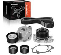Frankberg Cinghia Dentata Auto Cinghia Trapezoidale Con Pompa dell'acqua Diesel Compatibile con Classe C CLK CLS Classe E Classe G GLK-Class Classe M Classe S Sprinter 3,5-T Replace# 7884-25023