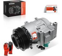 Frankberg Compressore aria condizionata con frizione Benzina Compatibile con i30 FD Elantra HD Cee'D ED Cee'D SW ED Pro Cee'D ED 977012H000, compreso l'olio preconfezionato