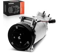 Frankberg Compressore dell'aria condizionata con frizione Benzina Compatibile con Qashqai +2 I J10/JJ10E/NJ10/ J10/JJ10E Clio III BR0/1/CR0/1 2.0L Replace# 8200892677, olio preconfezionato