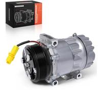 Frankberg Compressore dell'aria condizionata con frizione Compatibile con 308 CC 4B 308 I 4A 4C 308 SW I 4E 4H C4 II NC C5 III RD C5 III Break RW 508 I 8D 9671451180, compreso l'olio preconfezionato