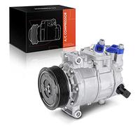 Frankberg Compressore dell'aria condizionata con frizione Compatibile con A4 8EC B7 8K2 B8 8KH B8 8ED B7 8K5 B8 8H7 8HE Exeo 3R2 3R5 A6 4F2 C6 4F5 C6 A5 8T3 8F7 4F0260805AA, con l'olio preconfezionato