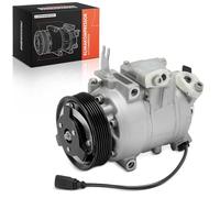 Frankberg Compressore dell'aria condizionata con frizione Compatibile con Golf IV 1J1 Polo 6C1 6R1 Polo 9N Fabia I 6Y2 Ibiza III 6L1 5J Replace# 6Q0820803Q, compreso l'olio preconfezionato