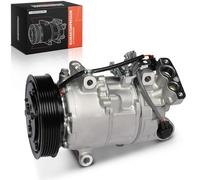 Frankberg Compressore dell'aria condizionata con frizione Compatibile con Megan.e CC EZ0/1 Megan.e III KZ0/1 DZ0/1 KZ0/1 B3 BZ0/1 Scénic III JZ0/1 Qashqai II SUV J11 J11, con l'olio preconfezionato