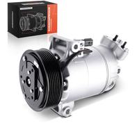 Frankberg Compressore dell'aria condizionata con frizione Compatibile con Qashqai +2 I J10 JJ10E NJ10II BM0/1 CM0/1 Scénic II JM0/1 X-Trail T31 Replace# 8200855146, compreso l'olio preconfezionato