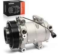 Frankberg Compressore dell'aria condizionata con frizione Diesel Compatibile con NP300 Navara D40 2.5 dCi 2.5L NP300 Navara D40 2.5 dCi 4WD 2.5L Replace# 92600EB400, compreso l'olio preconfezionato