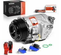 Frankberg Compressore dell'aria condizionata con frizione Diesel Compatibile con Serie 5 F10 F11 Serie 5 Gran Turismo F07 Serie 7 F01 F02 F03 F04 X5 E70 64526987890, con l'olio preconfezionato