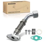 Frankberg Condotto olio turbocompressore Compatibile con Golf IV 1J1 Golf V 1K1 Golf Plus 521 5M1 Fabia II 542 Polo 9A 9N P.a.s.s.a.t Variante 3C5 A3 Replace# 38145736C