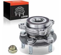 Frankberg Cuscinetto ruota Set di cuscinetti ruota Anteriore Ruota flangiata diametro 124 Con Anello magnetico ABS Compatibile con Forester Impreza Legacy IV/V Outback XV Replace# 513303, 28373FG000
