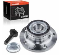 Frankberg Cuscinetto ruota Set di cuscinetti ruota Asse Posteriore Ruota flangiata diametro 136,3 Con Anello magnetico ABS Compatibile con Golf V Variantee 1K5 P.a.s.s.a.t 362 Replace# 1T0598611B