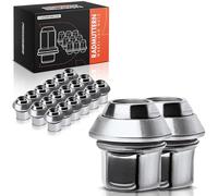 Frankberg Dadi per ruote Viti per ruote Bulloni per ruote Compatibile con Fiesta VI CB1 CCN Mondeo IV Turnier BA7 Focus III Turnier Fiesta V JD JH C-Max DM2 Replace# 31200241