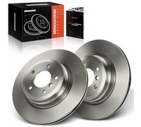 Frankberg Dischi freno compatibili con 3 E90 2004-2011 3 Cabriolet 3 Coupe 3 Touring X1 Rear Disc Brake Rotors 336 mm Rear Rotor Set of 1 pair Replace# 34216764655