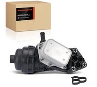 Frankberg Filtro olio alloggiamento con radiatore olio compatibile con classe A W176 A220 A250 2.0L 2012-2018 Classe B W242 W246 B200-B250 2.0L 2012-2018 Replace# 2701800810