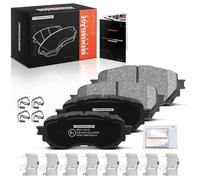 Frankberg G4YA3328ZA - Set di 4 pastiglie freno per asse anteriore, compatibile con 6 station wagon GJ GL 2.0L 2.5L 2013-2024 6 berlina GJ GL 2.0L 2.5L 2012-2024 Replace# G4YA3328ZA