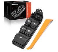 Frankberg Interruttore alzacristalli lato conducente anteriore sinistro 18 poli, compatibile con 3 Cabriolet E93 318i 320d/i 325d/i 330d/i 335i M3 Replace# 61319125324