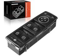 Frankberg Interruttori alzacristalli Anteriore sinistro Compatibile con GLK-Class X204 Classe E T-Model S212 Classe E W212 Classe C T-Model S204 Classe E Cabriolet A207 Replace# 2049055302