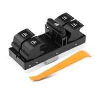 Frankberg Interruttori alzacristalli Anteriore sinistro Compatibile con Golf VI 5K1 Golf V 1K1 Polo 6C1 6R1 Ibiza IV 6J5 6P1 Golf Plus 521 5M1 Replace# 1K4959857B