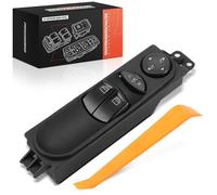 Frankberg Interruttori alzacristalli Anteriore sinistro Compatibile con Vito Bus W639 Vito/Mixto Furgone W639 Viano W639 Replace# A6395451013