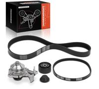 Frankberg Kit cinghia dentata Set cinghia dentata Benzina Compatibile con 208 I CA CC 1.2L C3 II SC 1.2L C3 III SX 1.2L 2008 I CU 1.2L C1 II PA PS 1.2L