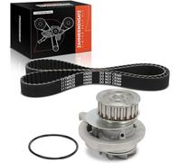 Frankberg Kit cinghia di distribuzione cinghia di distribuzione pompa | Compatibile con: Ascona C J82, Kadett E Caravan T85, Astra F T92, Calibra A C89, Omega A V87, Kadett E Cabriolet T85