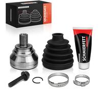 Frankberg Kit Giunti Semiasse Asse Anteriore Compatibile con A3 8V1 8VK 2013-2016 A3 8P1 2003-2020 Q2 GAB GAG 2016-2025 Altea 5P1 2004-2015 Leon 1P1 2006-2012 Replace# 5N0498099