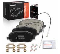 Frankberg Kit pastiglie freno anteriore compatibile con C8 EA EB 2.0L 2.2L 2002-2014 Jumpy U6U 2.0L 2003-2006 Scudo Kasten 220 2.0L 2003-2006 Ulysse 179AX 2.0L 2.2L 2002-20111 Sostituzione # 77364447
