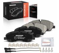 Frankberg Kit pastiglie freno freno asse anteriore compatibile con Transit Custom V362 Bus F3 1.0L-2.2L 2012-2023 Transit V363 Kasten FCD FDD 2.0L 2.2L 2013-2023 Replace# BK212K021AA