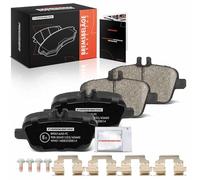 Frankberg Kit pastiglie freno freno asse posteriore compatibile con classe A W176 A160-A250 1.5L-2.1L 2012-2018 Classe B W242 W246 B160-B250 1.5L-2.1L 2011-2018 Replace# 006420802020802020208020202 0