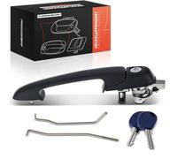 Frankberg Maniglia della porta dell'auto Anteriore sinistra Esterno Manualmente Compatibile con Brava 182 Compatto 1995-2002 Bravo I 182 Compatto 1995-2001 Replace# 46787584