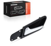 Frankberg Maniglia dell'auto Maniglia Apriporta dell'auto Interno Anteriore sinistro Cromata Argento+nero Compatibile con B-Class W245 Classe A W169 Compatto Replace# 16976003089051