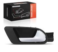 Frankberg Maniglia esterna per porta, interno anteriore destro, colore nero e argento, compatibile con T.i.g.u.a.n 5N SUV Replace# 5N1837114EUAQ
