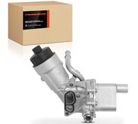 Frankberg Radiatore dell'olio Motore Alloggiamento del filtro dell'olio Benzina Compatibile con Aveo Compatto T300 Adam M13 Corsa D S07 Corsa E X15 Cruze J300 Replace# 55566784