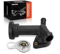 Frankberg Refrigerante del Termostato 91°C Replace #11537829959 | Compatibile con Mini R50 R53 Cabriolet R52 1.4L 1.6L; con custodia, con Guarnizione, Con Coperchio di chiusura