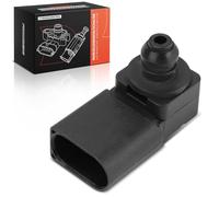 Frankberg Sensore di pressione del tubo di aspirazione 3-Poli Diesel Compatibile con Serie 3 E46 E90 Serie 3 Cabriolet E46 Serie 3 Coupé E46 E92 Serie 5 E60 F10 Serie 5 Touring E61 13627792260