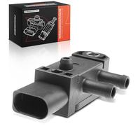 Frankberg Sensore pressione differenziale Pressione gas di scarico 3-Poli Compatibile con Rapid Spaceback NH1 Leon ST 5F8 Fabia III Station Wagon NJ5 A1 Sportback 8XA 8XF A1 8X1 8XK 04L906051,4L906051