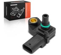 Frankberg Sensore pressione differenziale Pressione gas di scarico 3-Poli Compatibile con X3 F25 Serie 3 Touring F31 Serie 5 Touring F11 X1 E84 X3 E83 Replace#