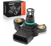 Frankberg Sensore pressione differenziale Pressione gas di scarico 4-Poli Compatibile con Yaris P9 Yaris P13 IQ J1 Cuore VII L275 L276 L285 107 PM PN Replace# 8942152010,1920KN