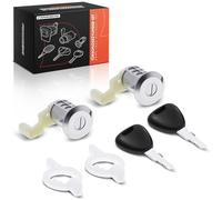 Frankberg Serratura a cilindro per porta anteriore sinistra o destra, compatibile con Clio II BB CB Clio II Kasten/berlina SB0/1/2 Replace# 7701472806