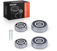 Frankberg Set di 2 cuscinetti per ruota posteriore con chiusura a perno, compatibili con S.i.r.i.o.n M1 YRV M2 Move L9 Cuore IV L501 Cuore III L200 L201 Replace# VKBA1927