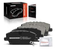 Frankberg Set di 4 pastiglie dei freni con lubrificante per freni, asse Voder, compatibile con Civic VIII Hatchback FK FN 1.3L-2.2L 2006-2011 Replace# 45022SMGE00