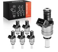 Frankberg Set di 6 valvole per iniezione benzina compatibili con 3 E46 320-328 Serie 3 Cabriolet e Touring E46 320 323 325 5er E39 520 525 7er E38 X3 E83 2.5i Sostituzione #14272444 32 ES
