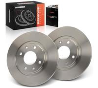 Frankberg Set di dischi freno incl. 2x Dischi Freno Anteriore Pieno Diametro266mm Compatibile con C3 I FC FN C3 II SC Berlingo/Berlingo First MPV GFK GJK MF Replace# 4246R2, 4246R4