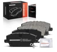 Frankberg Set di pastiglie dei freni incl. 4x Pastiglie dei Freni Anteriore Compatibile con Civic VIII Hatchback FK FN 1.4 1.8 2.2 CTDi 2006-2012 Replace# 45022SM.G.E01, 45022SM.G.E00